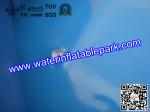 Big Square Inflatable Water Pool Enclosures With Wailking Ball