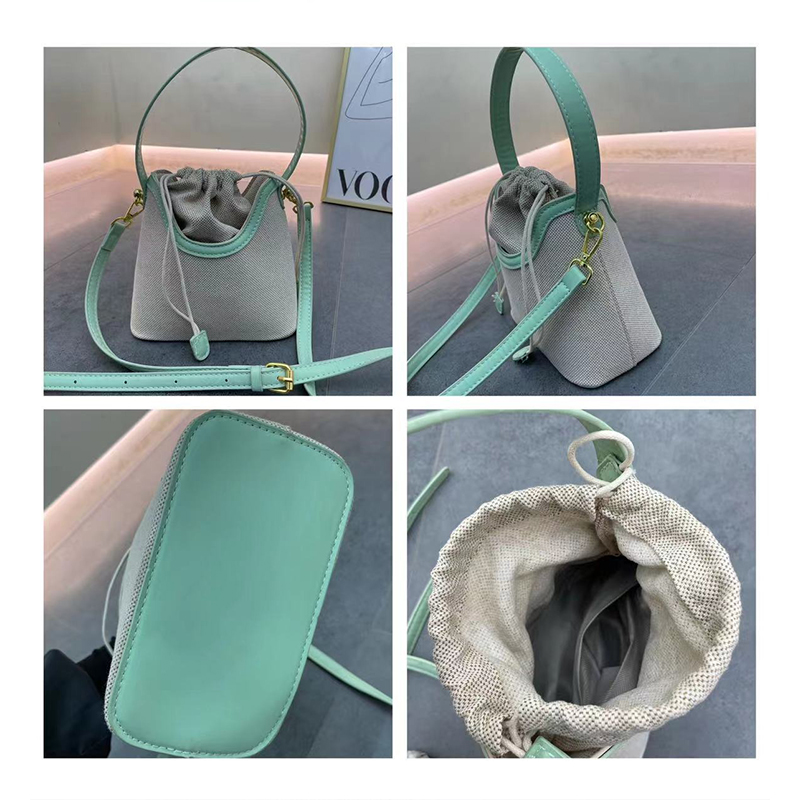 Small Women's Patchwork Handbag Korean Version Multi-functional Crossbody Bag