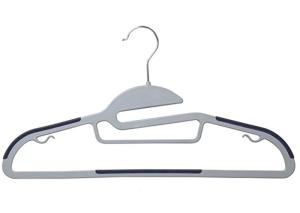China 16.5&quot;x8.7&quot; Anti Slip Hangers , Heavy Duty Plastic Clothes Hangers wholesale