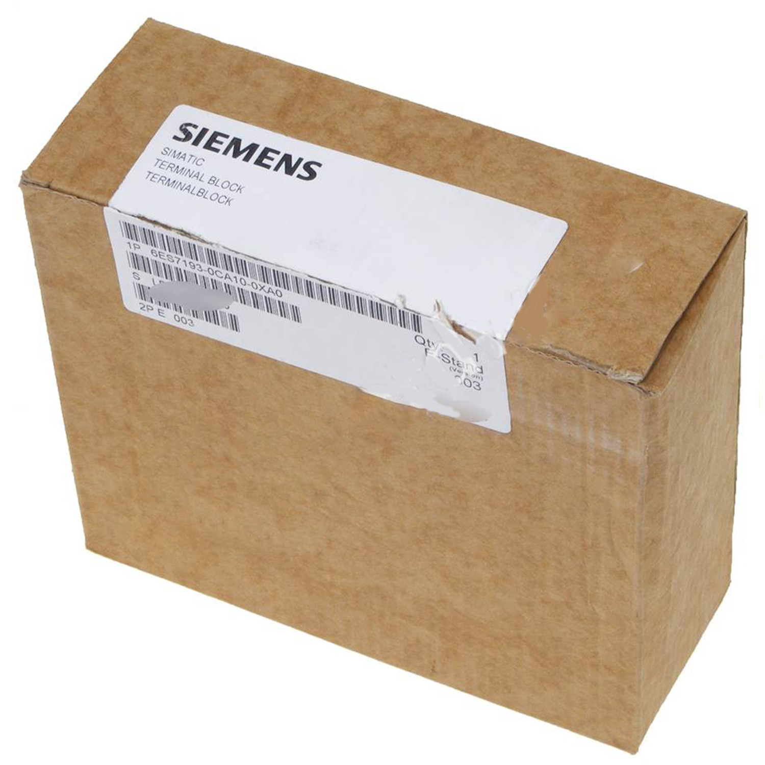 SIEMENS 6ES7193-0CA10-0XA0 SIMATIC ET200B TB1/DC TERMINAL BLOCK, 3-WIRE, SCREW
