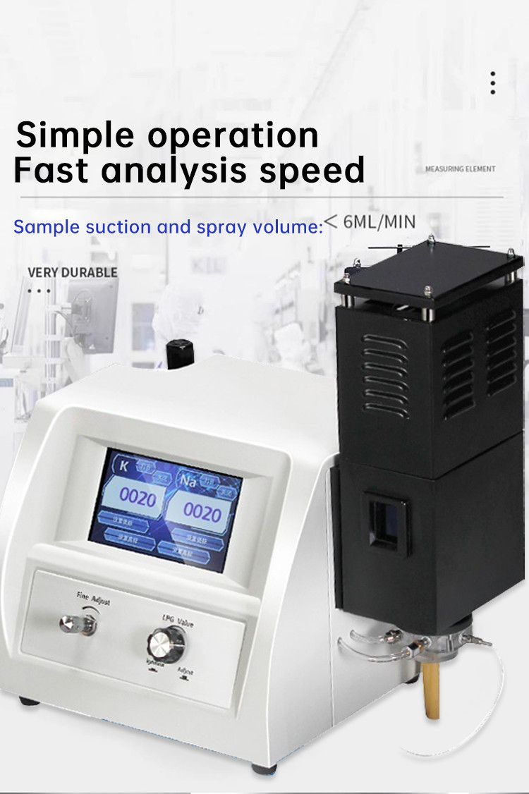 Flame Photometer Portable BXT- FP640 Spectrophotometer Optical Instrument