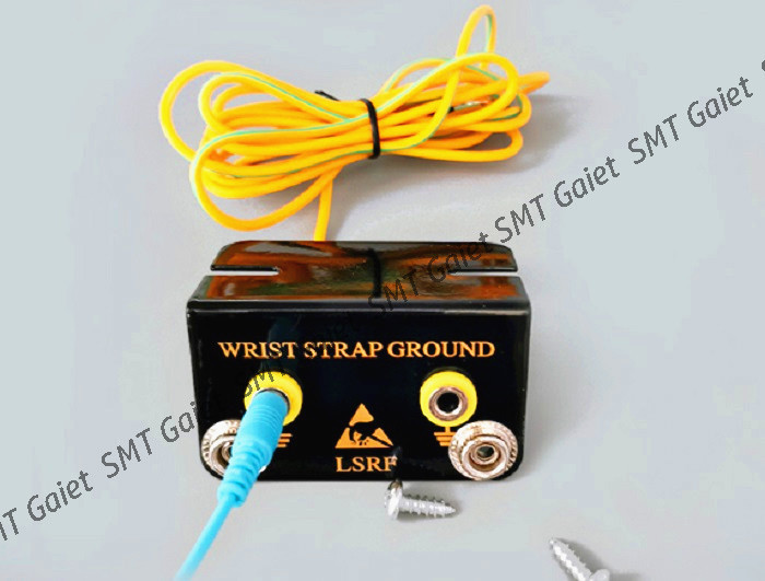 L Type ESD Grounding Socket Yellow Black Color