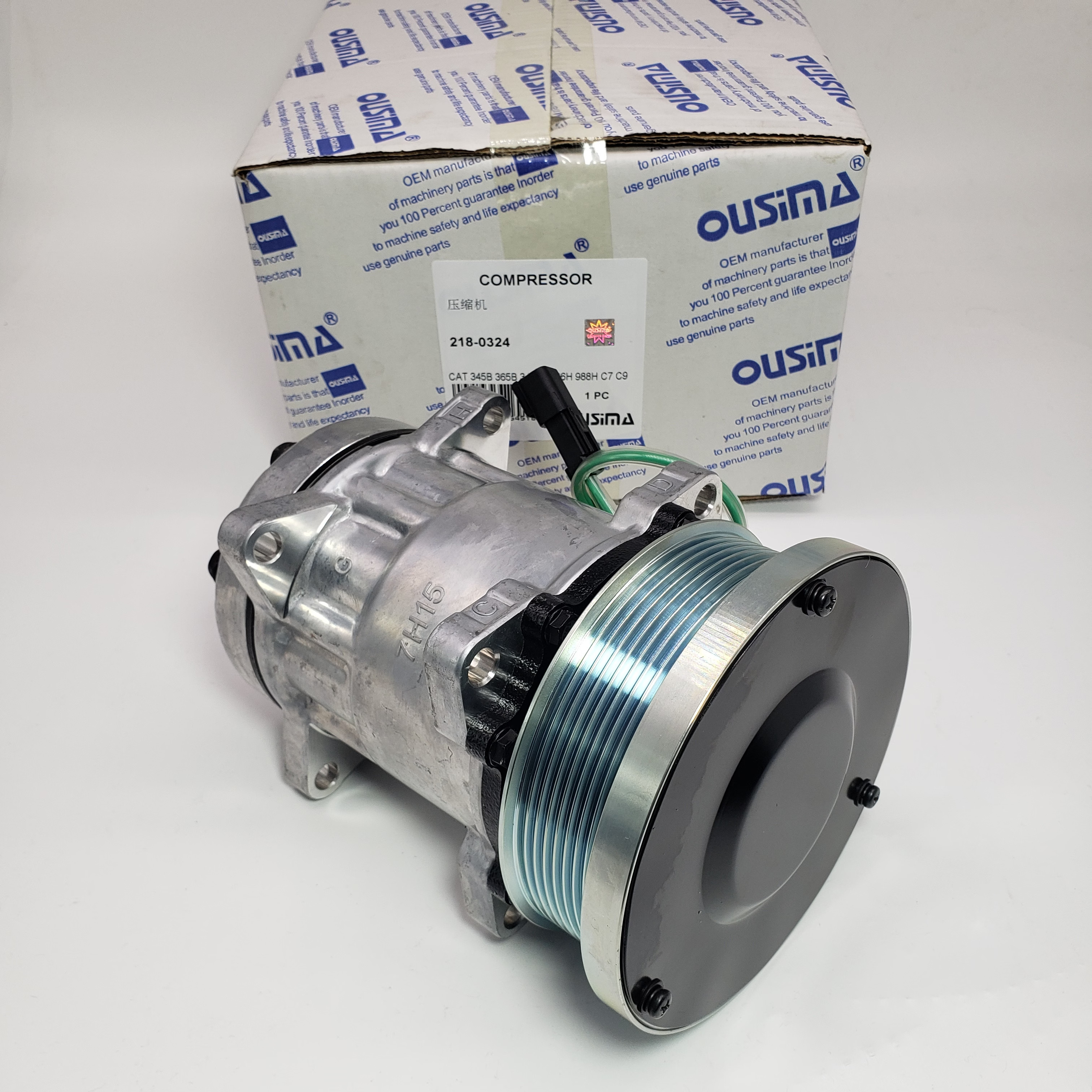 218-0324 2180324 Excavator Accessory Compressor For CAT 345B 365B 836H 980H C7 C9
