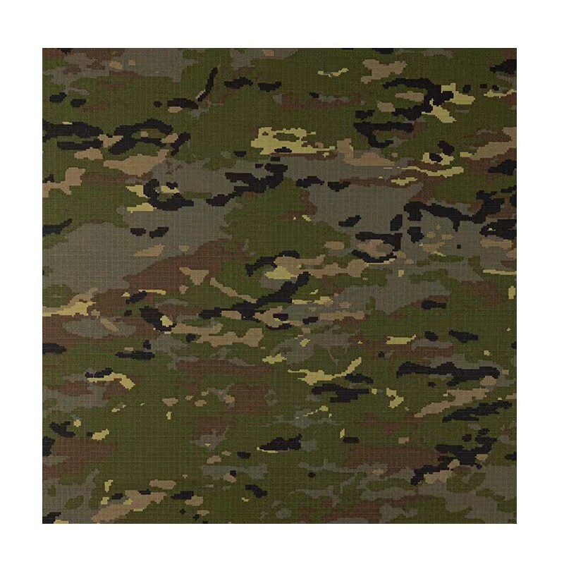 Polyester-cotton Ukrainian Military Tactical Uniforms Water-repellent Tear-resistant Plaid Camouflage Print Army Cloth