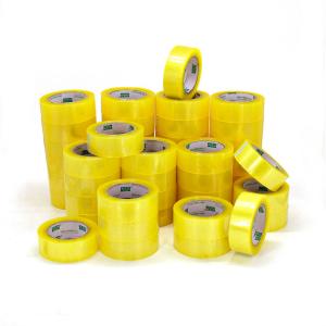 China Transparent Yellow BOPP Adhesive Tape for Packing wholesale