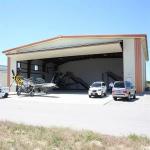 Q235B Structural Steel Hanger Fire Resistance Prefabricated Hangars