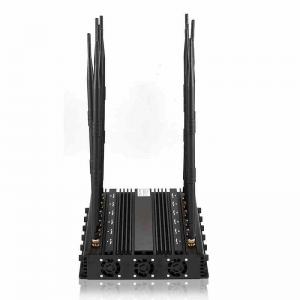 China Infrared Remote Control Mobile Jammer Device , 12 Antennas Phone Signal Jammer wholesale