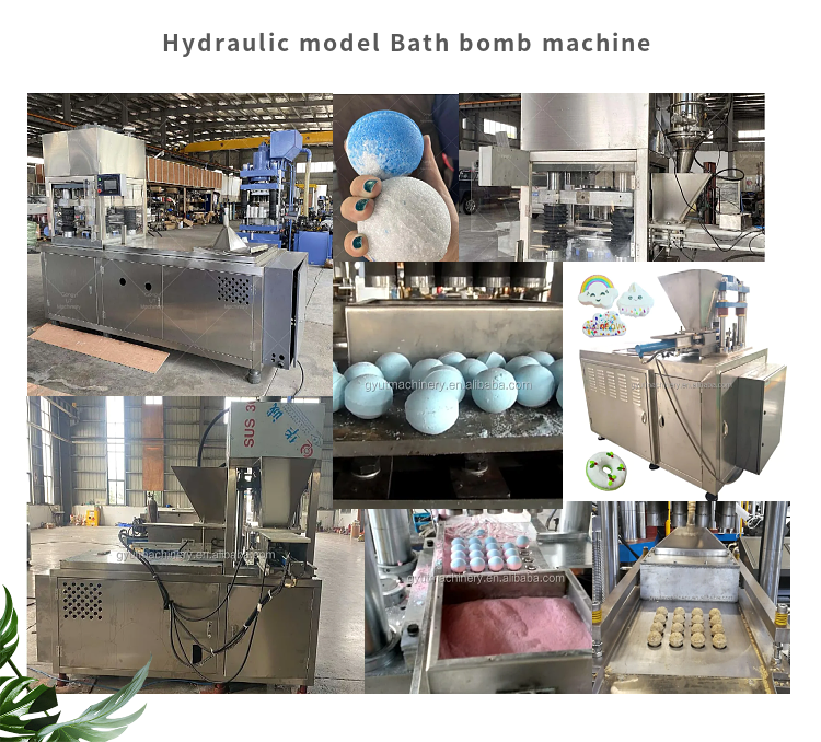 Auto Bath Bomb Press Machine for Making 2 Color Fizzy Bath Bombs in USA Market