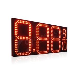 China 8.889 Pixel Tube LED Gas Signs Display Dimming Gas Price Display Signs wholesale