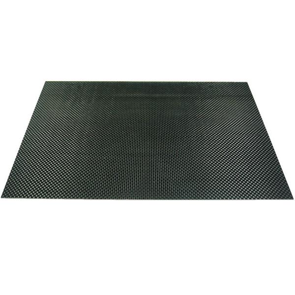 250X420mm 3K Twill Weave Carbon Fiber Board Matte Panel Sheet 0.5mm Thickness
