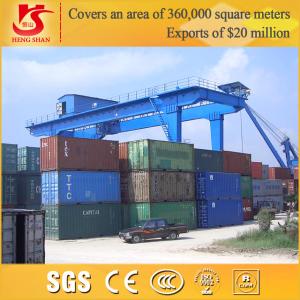 China RMG Type Mobile Container Spreader Gantry Crane with Best Price Supplier wholesale