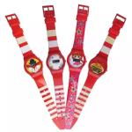 Cartoon Digital 3ATM Waterproof Kids Watch Round Waterproof Plastic