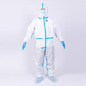 China Antibacterial Anti Virus Full Body Disposable Coverall Suit wholesale