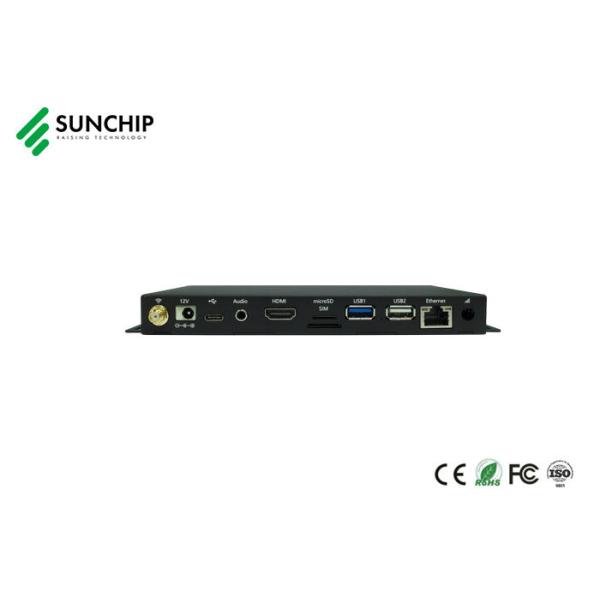 Black Media Player Network Android Digital Signage Player RK3288 Quad-Core 4K