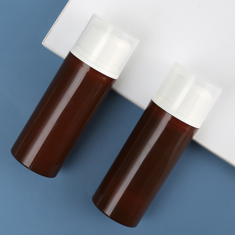10ml 15ml 30ml 50ml 80ml 100ml 120ml Silver Golden Matte Airless Pump Bottle Facial Cleanser Sealing Type PUMP SPRAYER