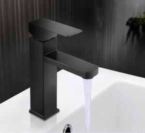 China Lead Free Brushed Black Dish Washing Faucet Hot And Cold Water Faucet wholesale