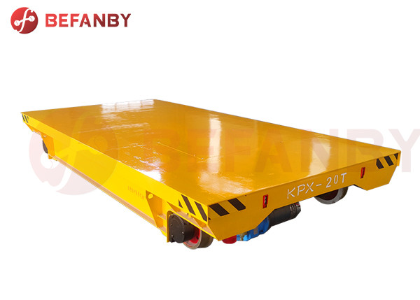 Industrial Battery Rail Trolley For Pipe Transfer