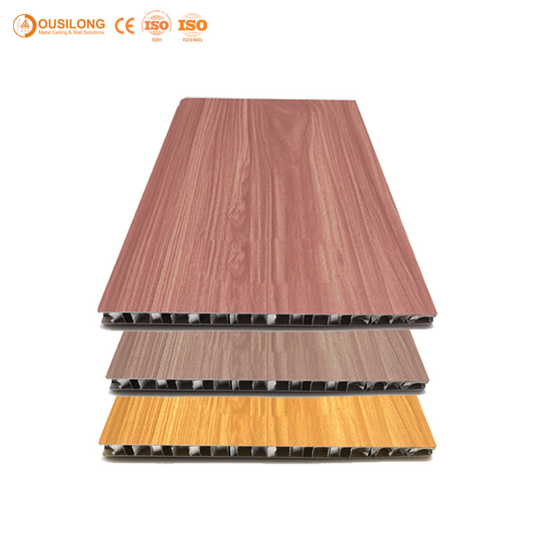 10mm 15mm 20mm Fireproof Wood Grain Aluminum Honeycomb Core Sandwich Panels For Curtain Wall