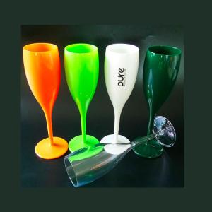 China Reusable Clear Plastic Champagne Glasses Dishwasher Safe wholesale