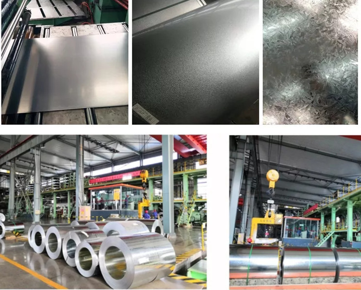 TS550GD SUS Prime Hot Dipped Galvanized Steel Coils Slit Edge Sheet Metal Roll