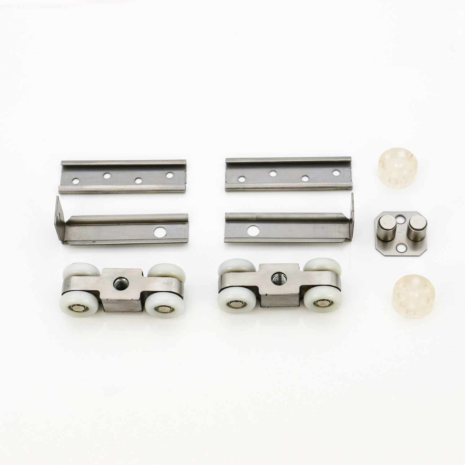 Double Soft Closing 8 Wheel Sliding Door Pulley for Silent and Smooth Wardrobe Sliding