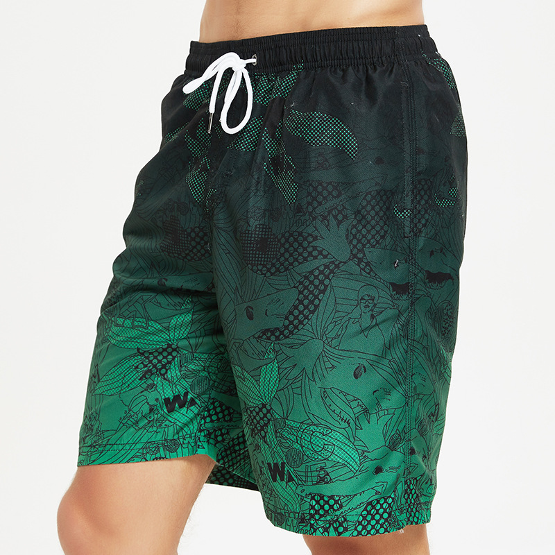 Breathable Comfortable Men's Custom Logo Sublimation Designer Summer Swimming Shorts