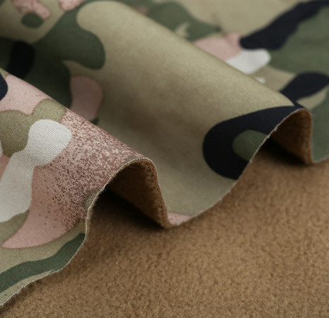 330 GSM 100% Polyester Protective Special Fabrics Fabric Printing Camouflage