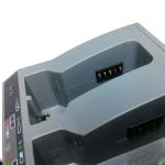 Rpt600 Layout Station Rechargeable Battery Charger , Two Slots Gps Power Charger
