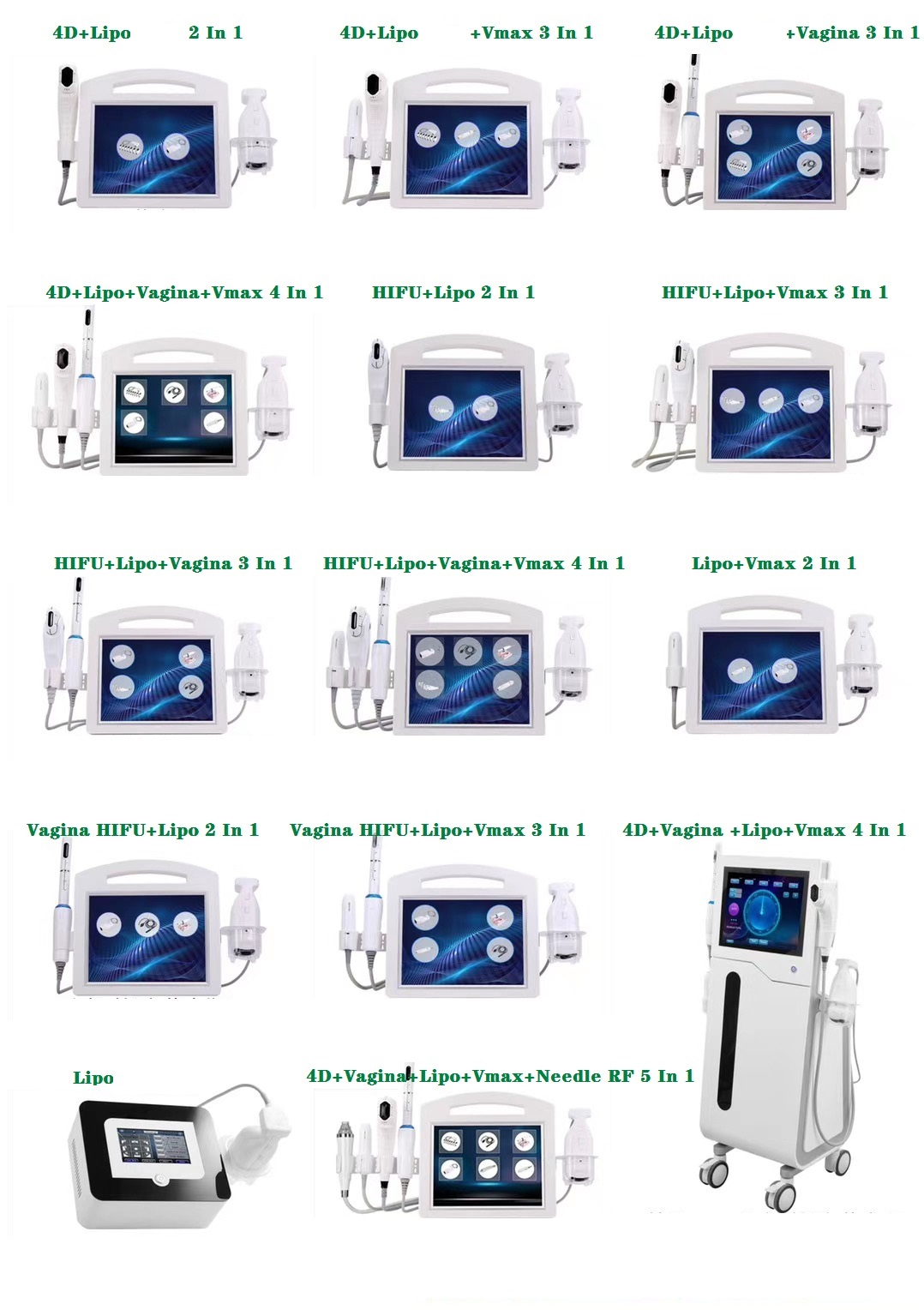 4D Hifu Tighten Skin Machine Ultra 4D High Intensity Focused Ultrasound Skin Tightening Machine HIFU Device Skin Lift