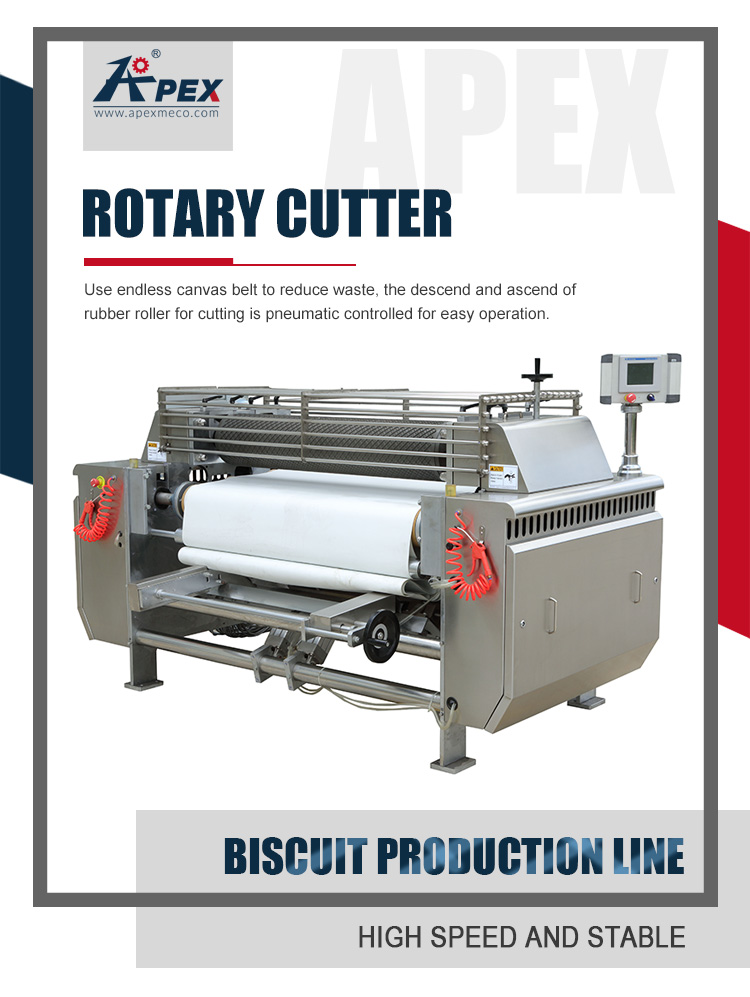 Electric Rotary Cutter Cookie / Biscuit Making Machine Product Line