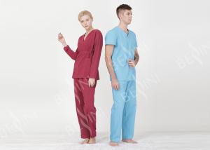 China OEM ODM Hospital Nursing Clothes Uniform 100% Cotton SGS Custom Logo wholesale