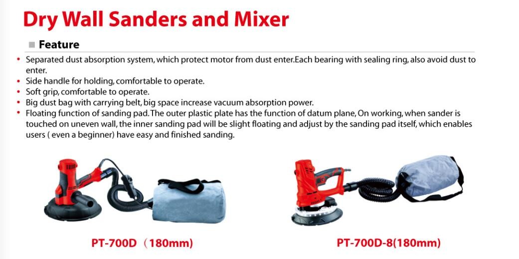 3000W Cement Grinding Machine With Dry Wall Sanders And Mixer