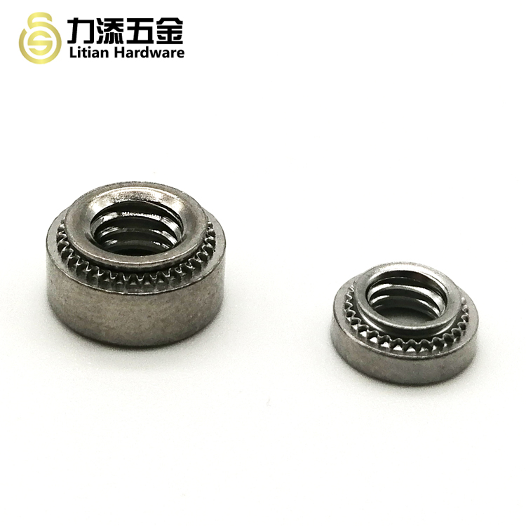 M2 M3 M4 Hexagon Blind Rivet Nuts Pem Clinching Slotted Polished