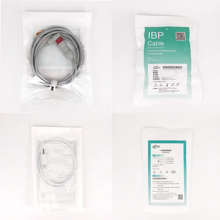 3.2M Disposable IBP Pressure Transducer Cable For Utah Transducer