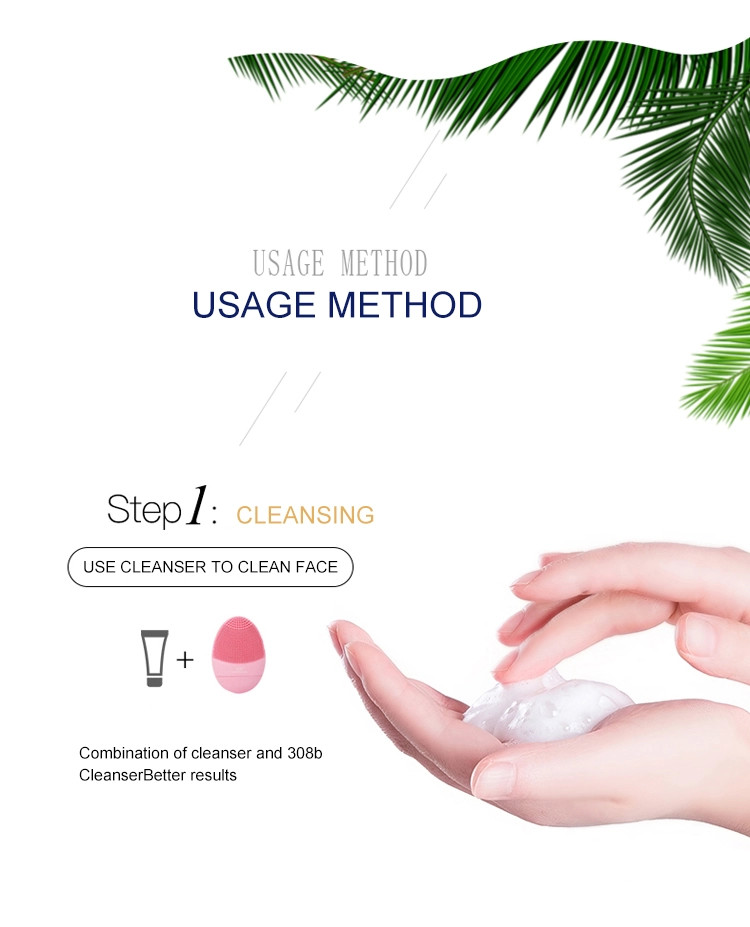 CE ROHS Handheld Acoustic Pulse Ultrasonic Skin Scrubber