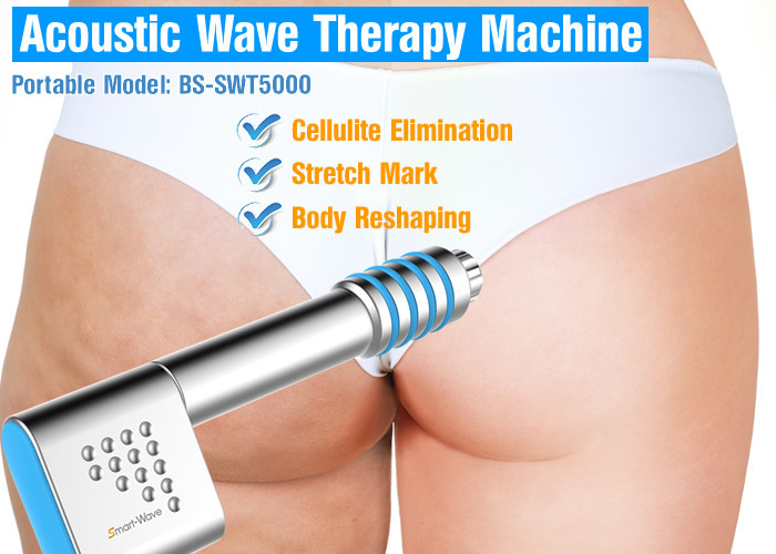 High Precision Acoustic Wave Therapy Shockwave Therapy Equipment For Cellulite / Fat Reduction