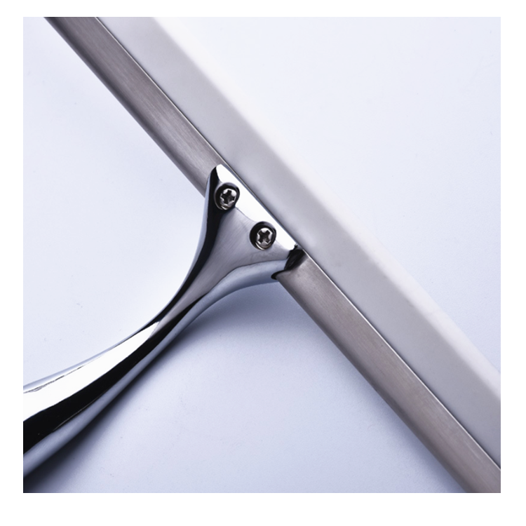 10 inch zinc alloy plated handle light weight squeegee cleaner