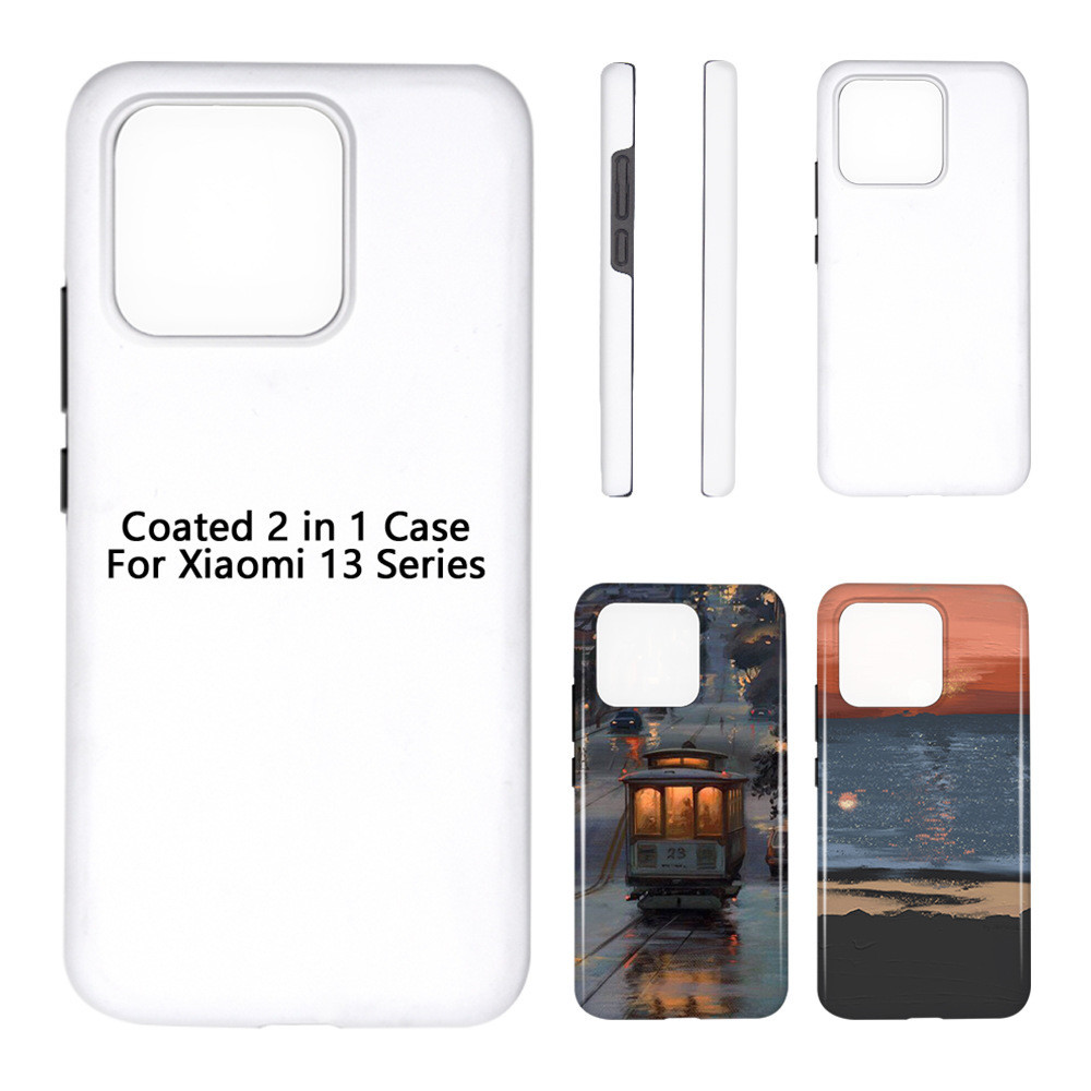 White 3D TPU PC Sublimated Blanks Tough Coated Cell Phone Case For Google Pixel 7 6 5 Pro