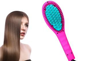 China Anti Scald Electric Hair Straightener Brush Comb With MCH Heater wholesale
