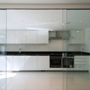 Modern Style Plywood Kitchen Cabinet High Gloss Lacquer Kitchen Cabinets