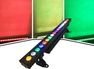 China LED18pcs Outdoor Wall Washer Waterproof DMX512 equipment sound-controlled dance table lamp wholesale