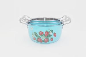China Belly Shape Stainless Steel Cookware Sets Non Stick Pressure Pots wholesale