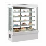 Back Sliding Door 1090W 5 Tier Commercial Fridge Freezer