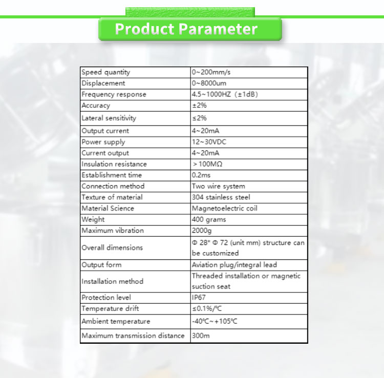 UBZD2000Y Vibration Transmitters Essential For Rotating Machinery Monitoring