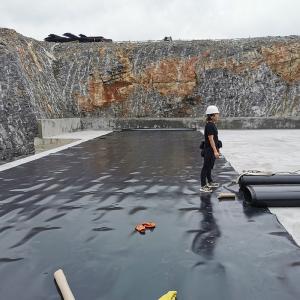 China 500 Micron Hdpe Geomembrane Pond Liner 1mm UV Resistance wholesale