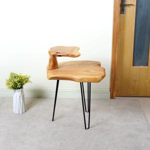 China Bedroom 70cm Height Double Layer Rustic Pine Coffee Table wholesale