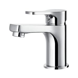 China Single-Lever Mixer Tap Bathroom Wash basin Faucet Chrome Space-Saving wholesale