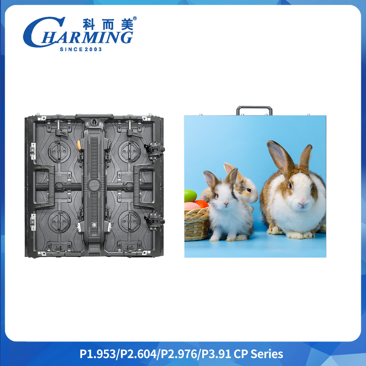 Detachable Module And Power Control Box P2.6/2.98/3.91 CP Series Outdoor LED Video Wall Can Be Opened With A Twist