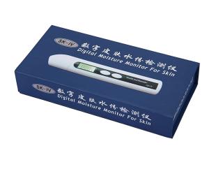 China Pocket Digital Skin Moisture Analyser For Facial Oil Content Test White wholesale