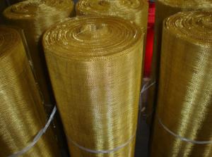 China Micron Brass Woven Wire Mesh wholesale
